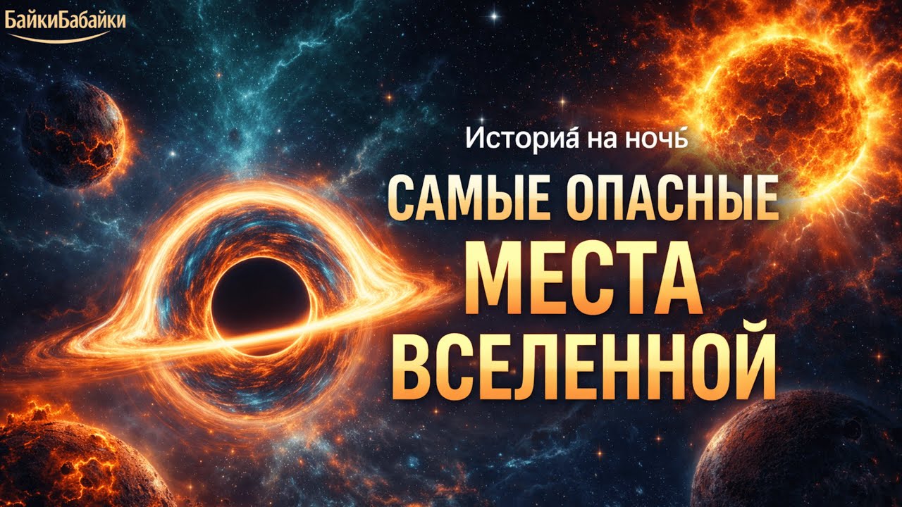 Самые опасные места Вселенной 🌌 | Планеты-ад, звёзды-убийцы и чёрные дыры | История на ночь