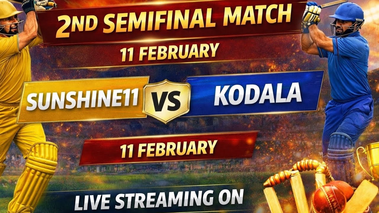 🔴 LIVE :POLASARA II SUNSHINE 11 VS KODAL 11...