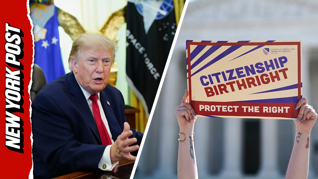 Trump Weighs in as Supreme Court Preps Birthright Citizenship Ruling