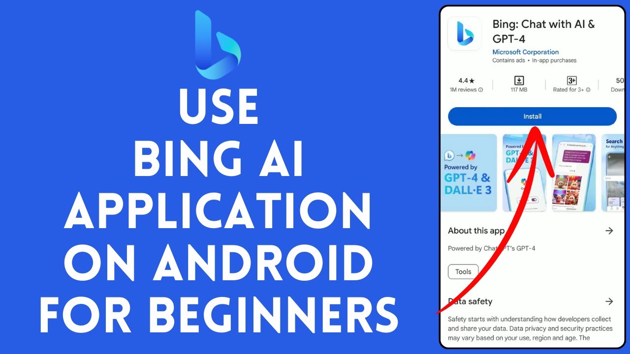 How to Use Bing AI Application on Android For Beginners (2024)