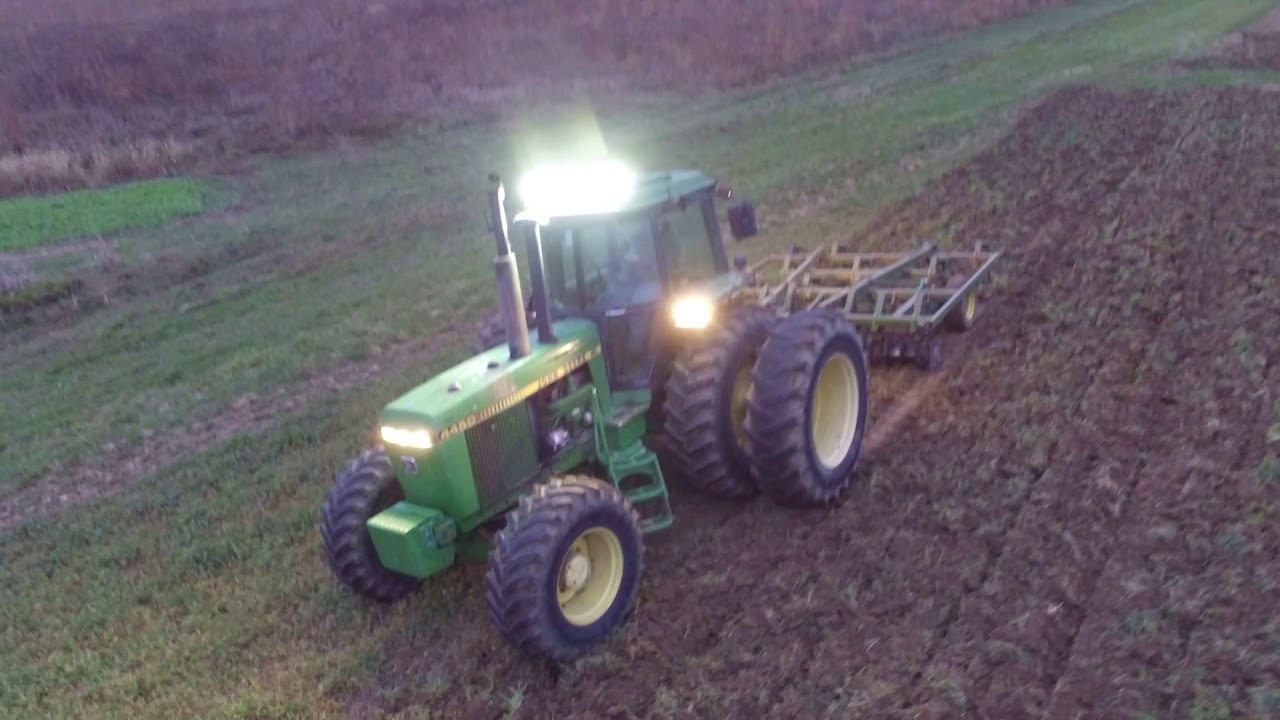 Chisel Plowing Sod Ground! - John Deere 4450 & 712
