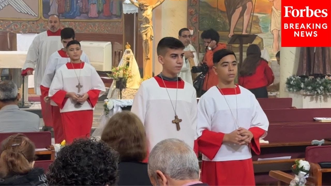 Head Of Catholic Church In Jerusalem Holds Mass In Gaza Ahead Of Christmas
