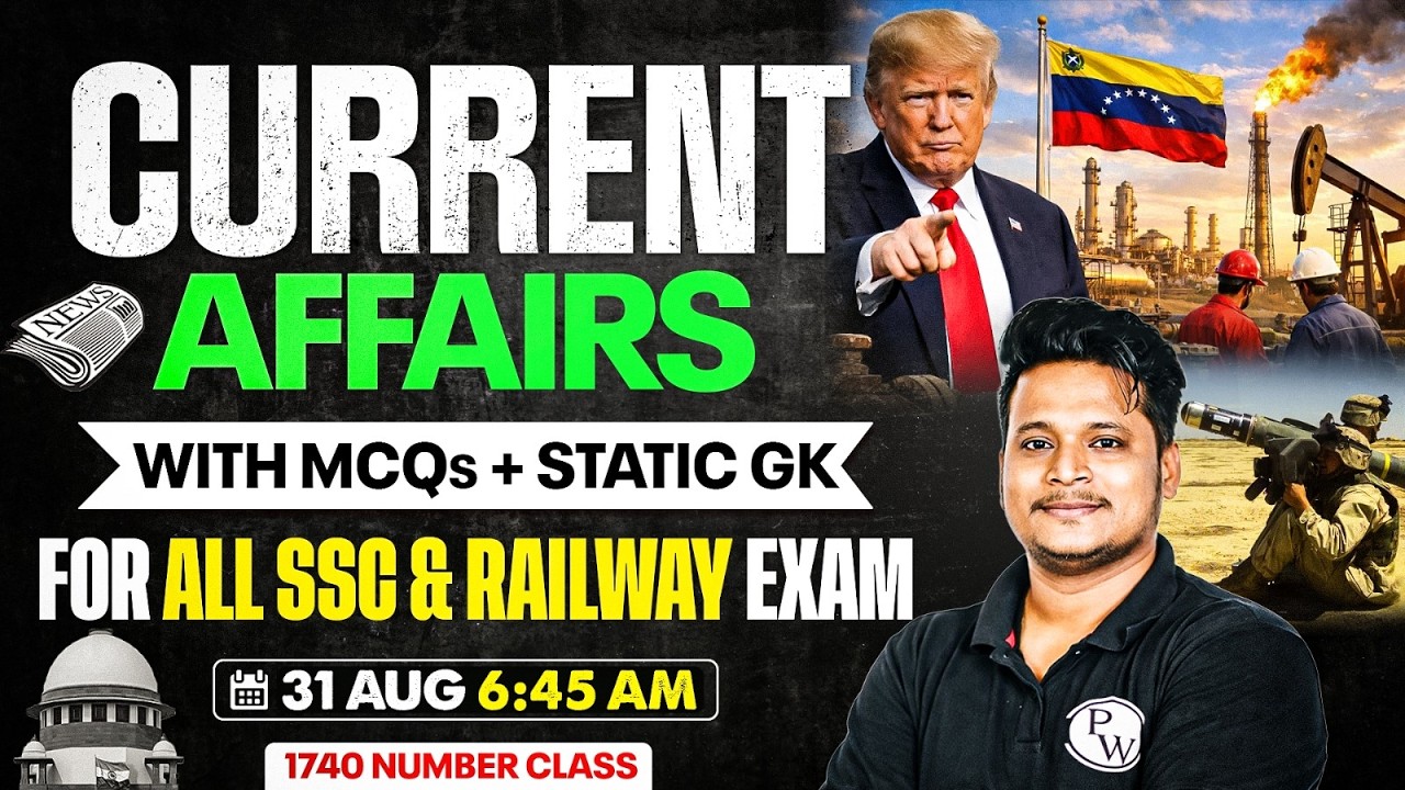 Current Affairs Today | 31st August Current Affairs 2026 | Daily Current Affairs By Raja Sir