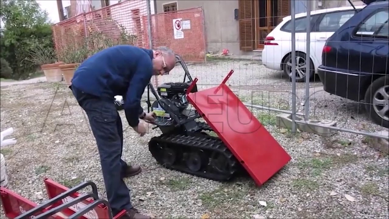 Comment effectuer le montage de la brouette motorisée GeoPorter 330E avec benne extensible