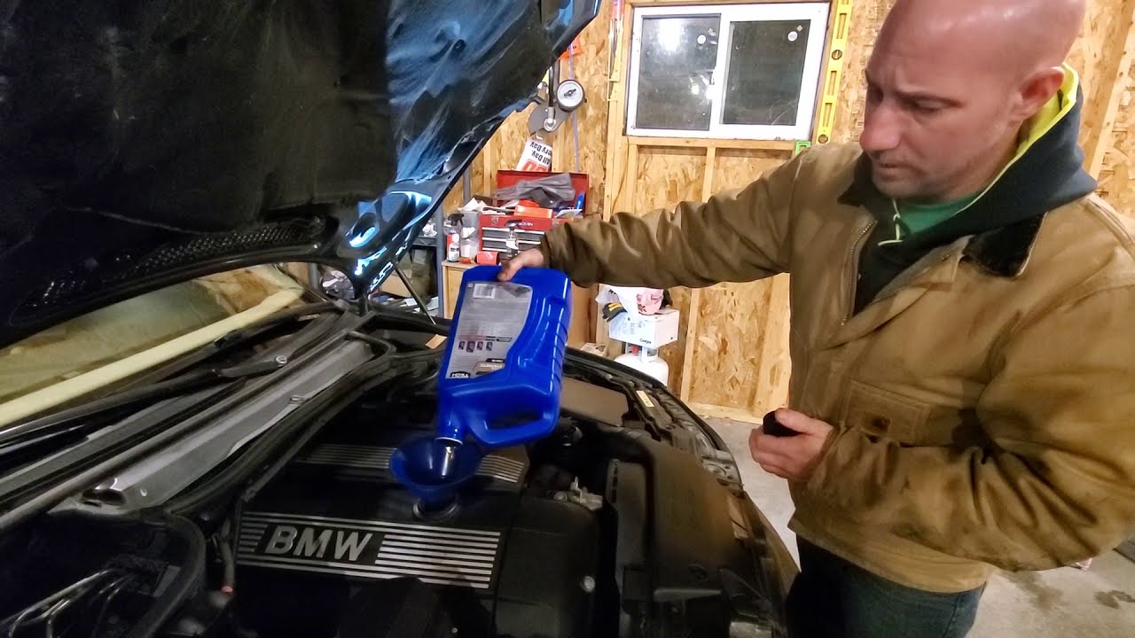 Oil change on a 2004 BMW 325xi