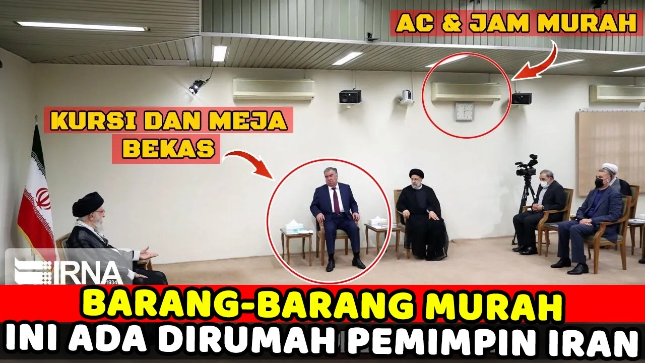 TAK ADA KARPET MEWAH DAN AC MAHAL DIRUMAH ALI KHAMENEI SANG RAHBAR IRAN !!!