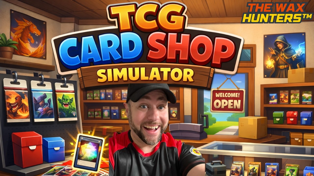 TCG Card Shop Simulator 4 - Huge Card purchase and the Debut of Porkchop the Dog!!!