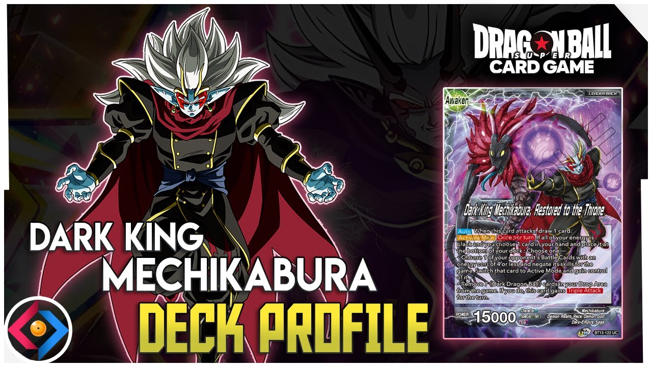 Dark King Mechikabura + New Support = Top Black Contender in the Meta! | Set 13 Mechikabura| DBS TCG