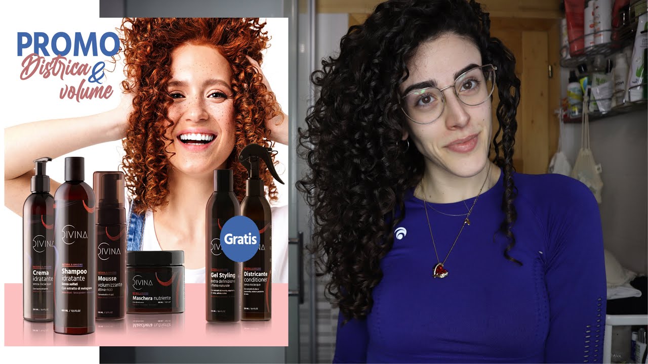 ricci definiti e super voluminosi con i prodotti della promo divina