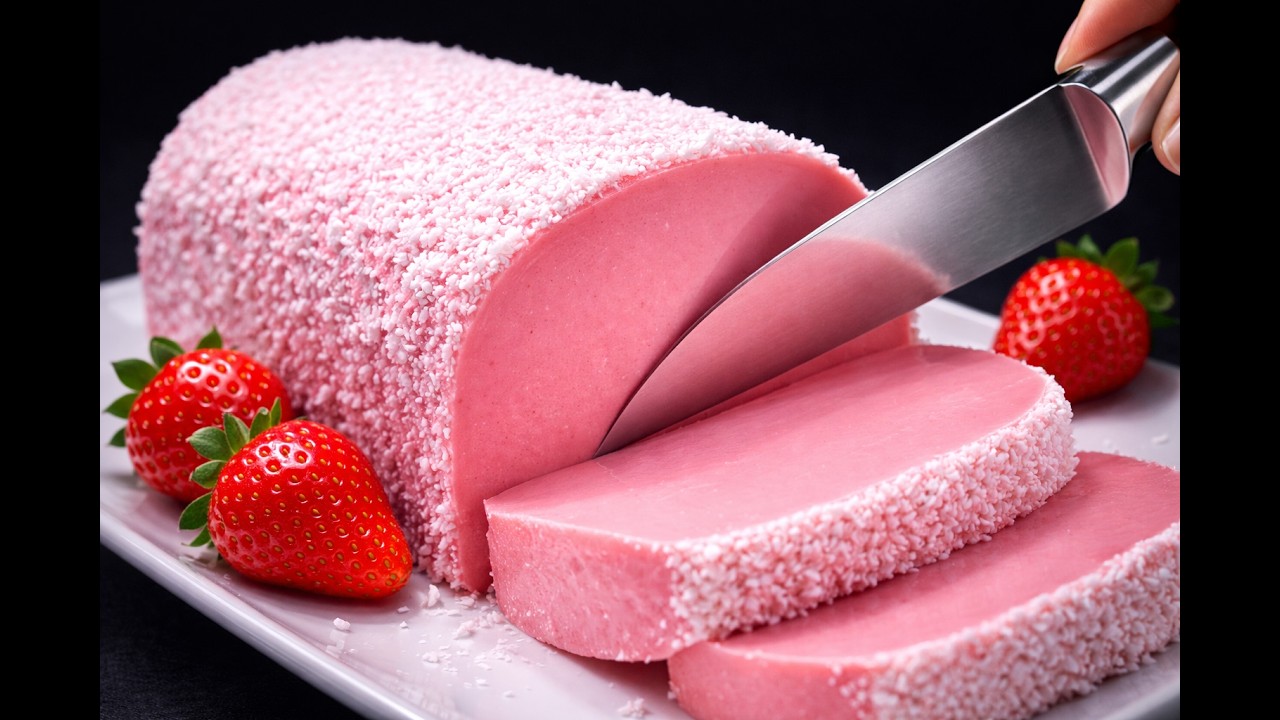 🍓🍌Nur Milch, Erdbeere & Banane! Blitzschnelles Dessert in 10 Minuten! Kein Backofen, keine Gelatine!