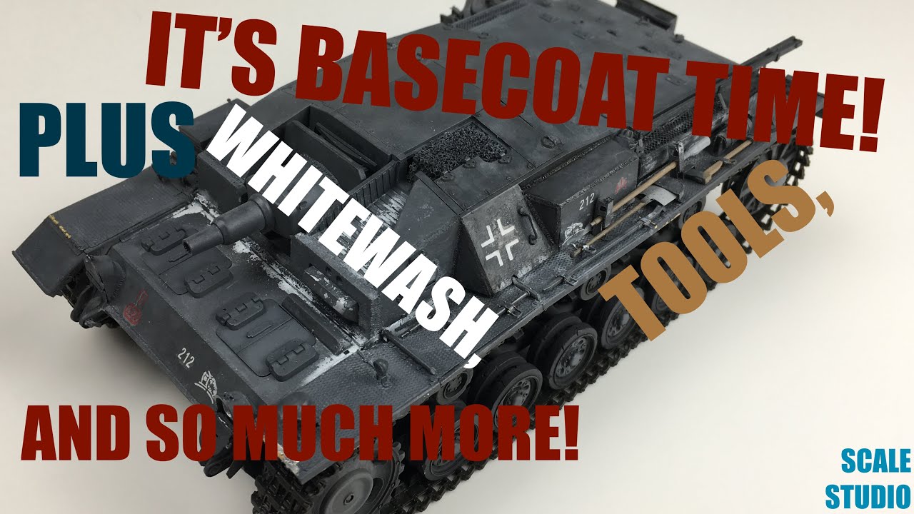 Stug III Panzer Grey Distressing and Winter Whitewash | Panzermeister36 collaboration