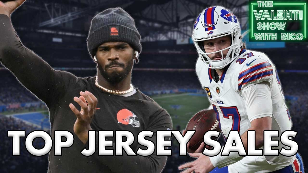 Top 10 NFL Jersey Sales | The Valenti Show with Rico