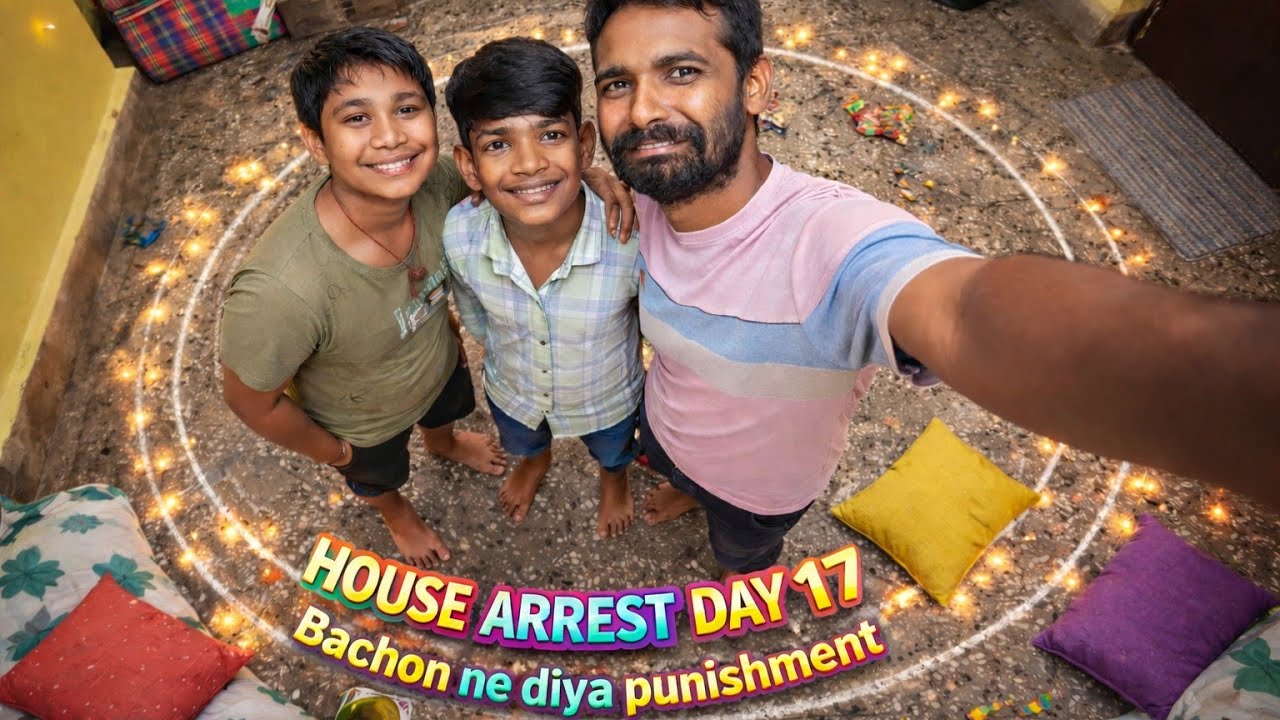 Bachon Ne Diya Mujhe Punishment 😭😂 | House Arrest Day Challenge 