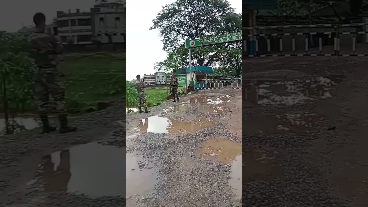 india-bangladesh border check post, Dawki, Meghalaya border crossing station.#indiaborder#BSFborder.
