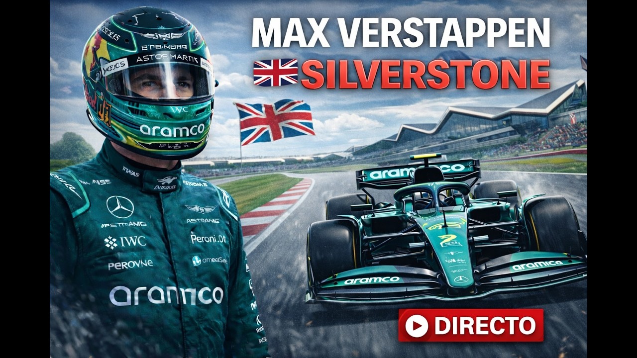 Verstappen con Aston Martin en Silverstone | Alta velocidad en POV · F125 en VR