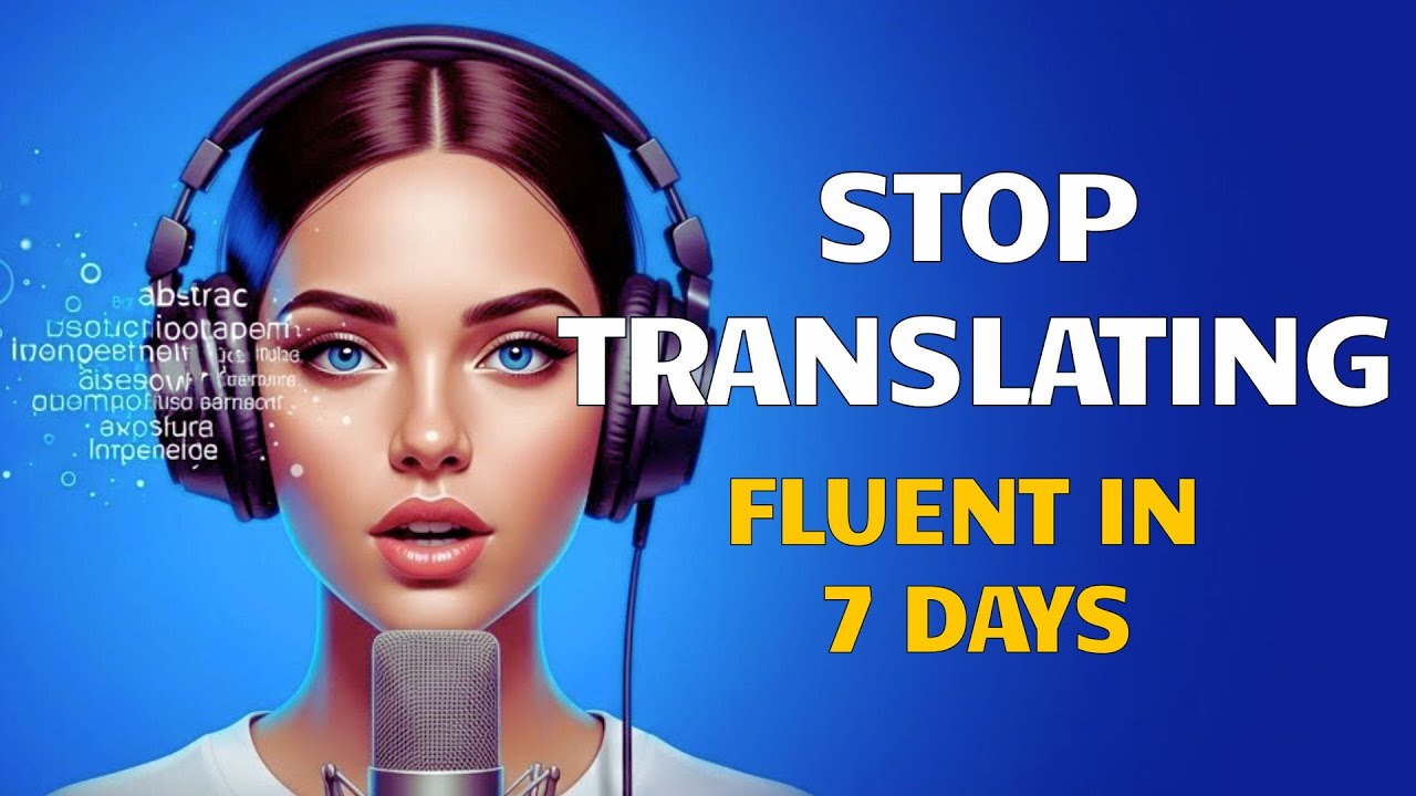 Stop Translating in Your Head｜Speak English Fluently in 7 Days｜B1-B2 Method That Works