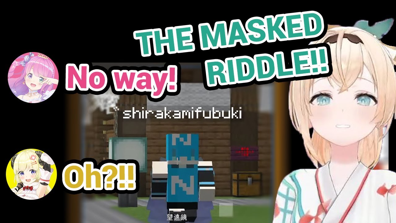 Iroha Being Sacrificed?!!! The Masked Riddle is Back to Play with Iroha, Luna, Watame!!!