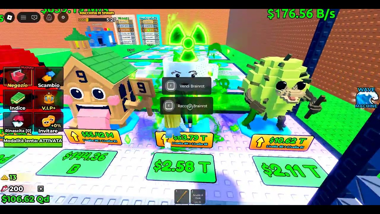 gioco a tsunami brainrot finchè non divento fortissima parte 6