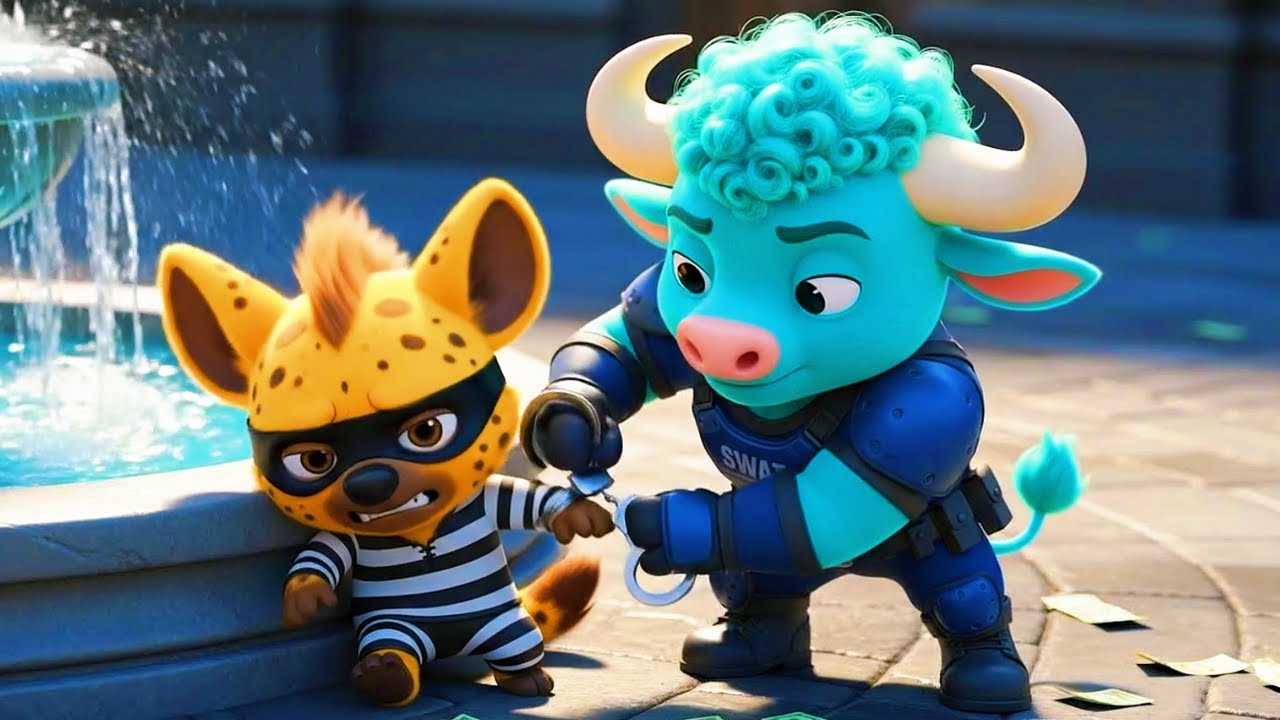Safari Police  Animals vs Thieves 👮‍♂️ Don't Steal & Bad Habits | ABC Animals Police Patrol Rescue 2