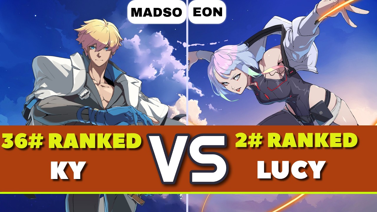 GGST LATAM | madso (36# Ky) vs Eon (2# Lucy). Gameplay Nivel Alto