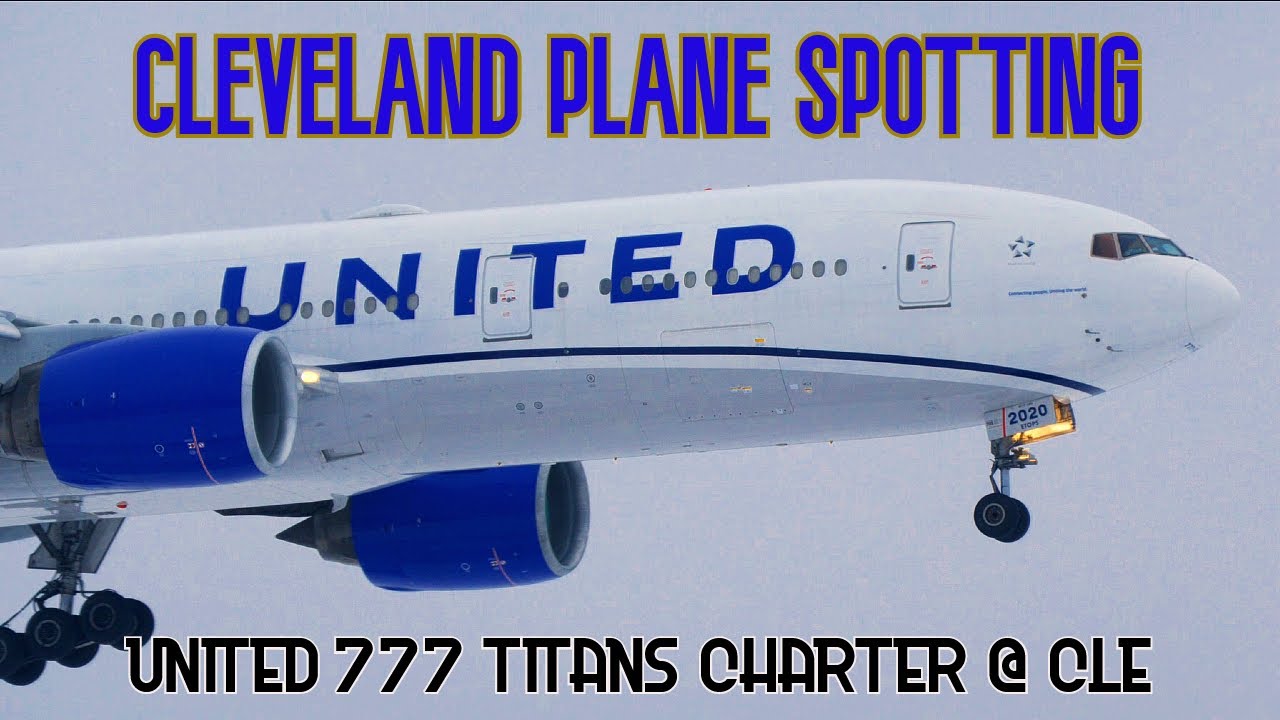 Наблюдение за самолётами в Кливленде: ещё один Boeing 777 компании United Airlines и многое другое.