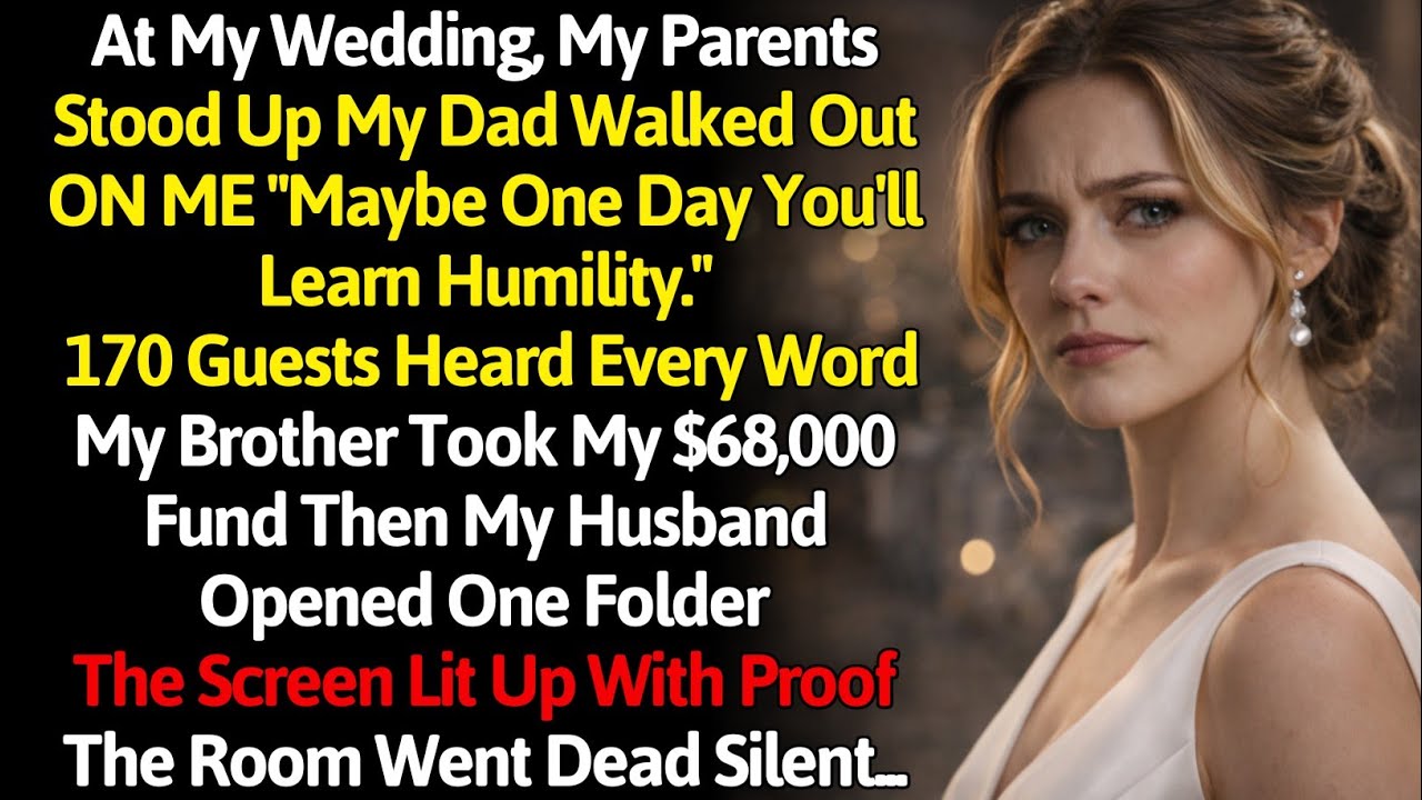 My Parents Stole My $68K Wedding Trust And Walked Out In Front Of 170 Guests