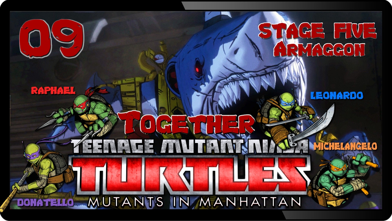 Teenage Mutant Ninja Turtles : Boss Armaggon - Part 09 Together Foot Stage Five [Koop]