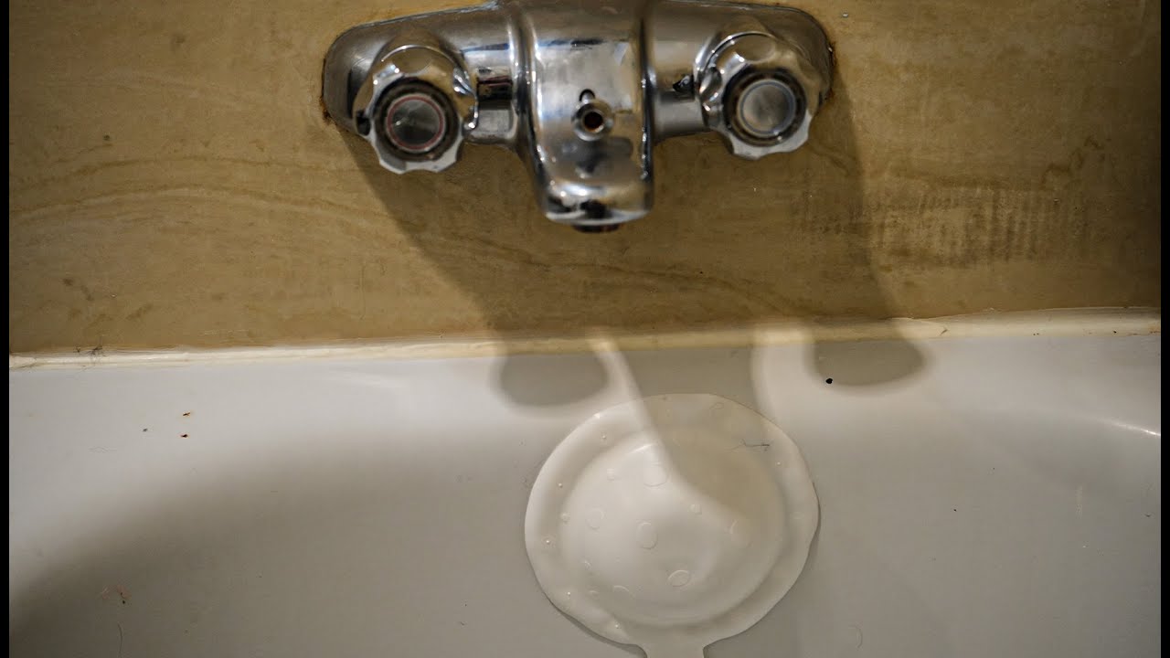 Cover up your rusted overflow drain
