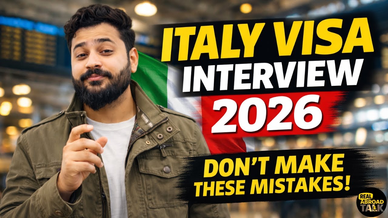 Italy Visa Interview Questions & Answers 2026 🇮🇹 | Real Abroad Talk | Indian Students & Workers