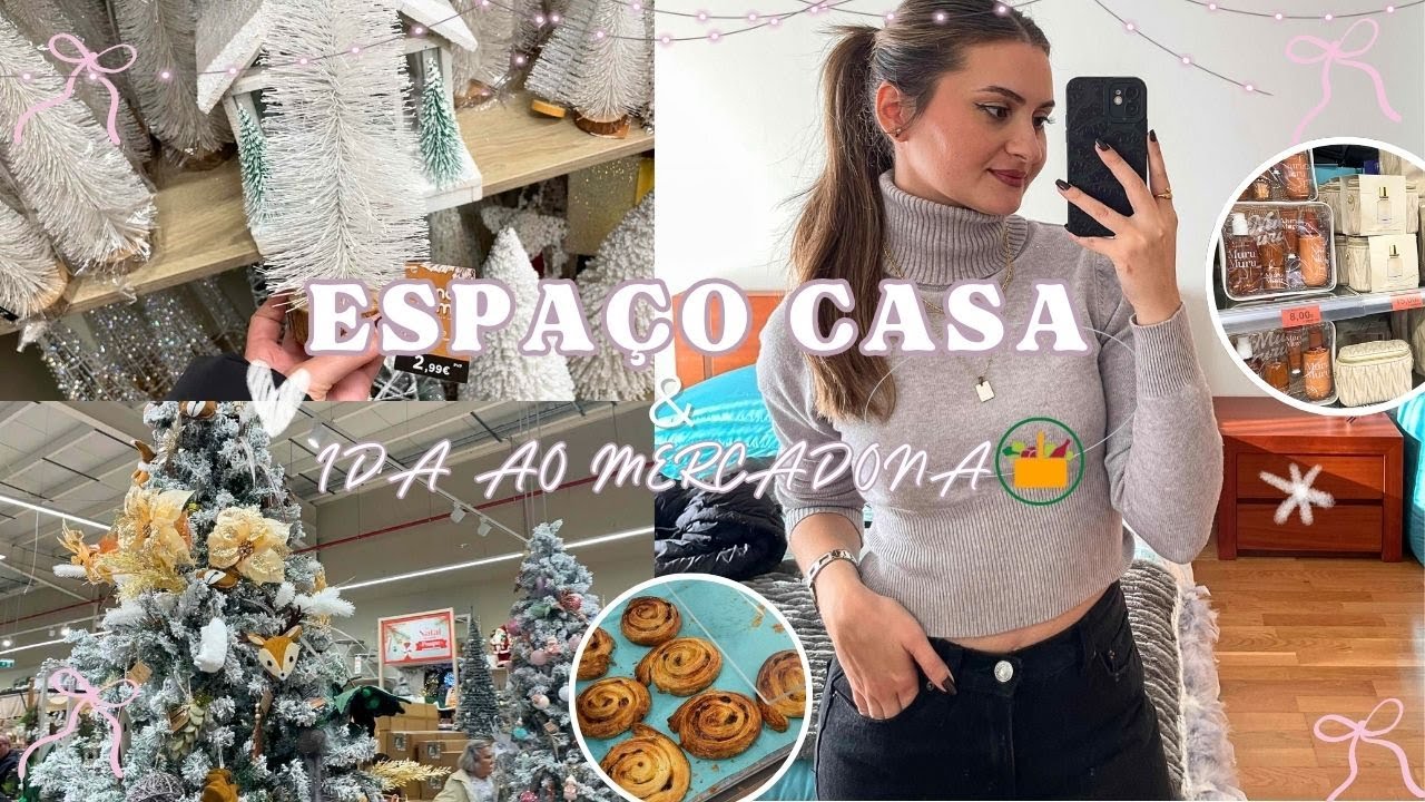 Preparar para o Natal: Espaço Casa + Ir ao Mercadona🎁  Ep.2 #vlogmas #natal