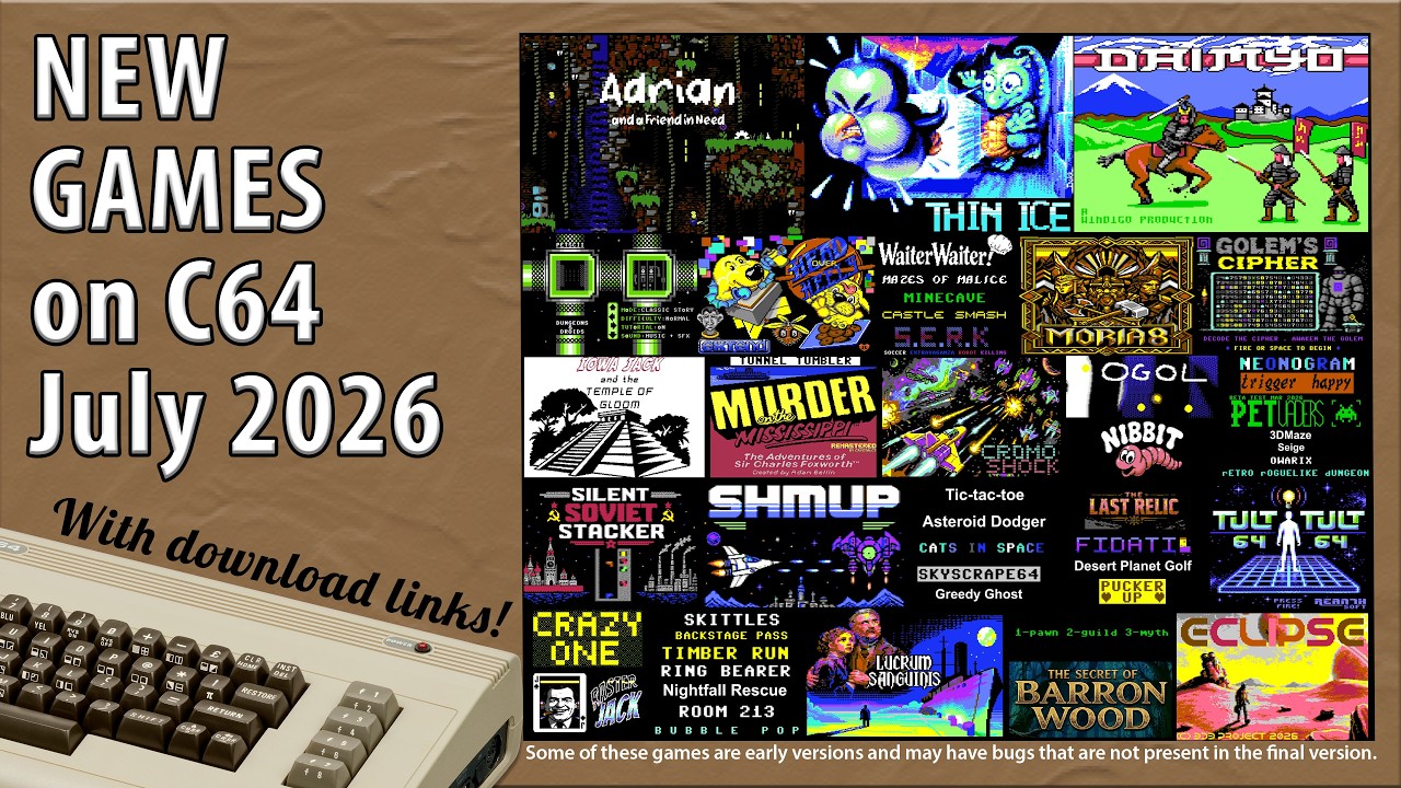 New C64 games July 2026