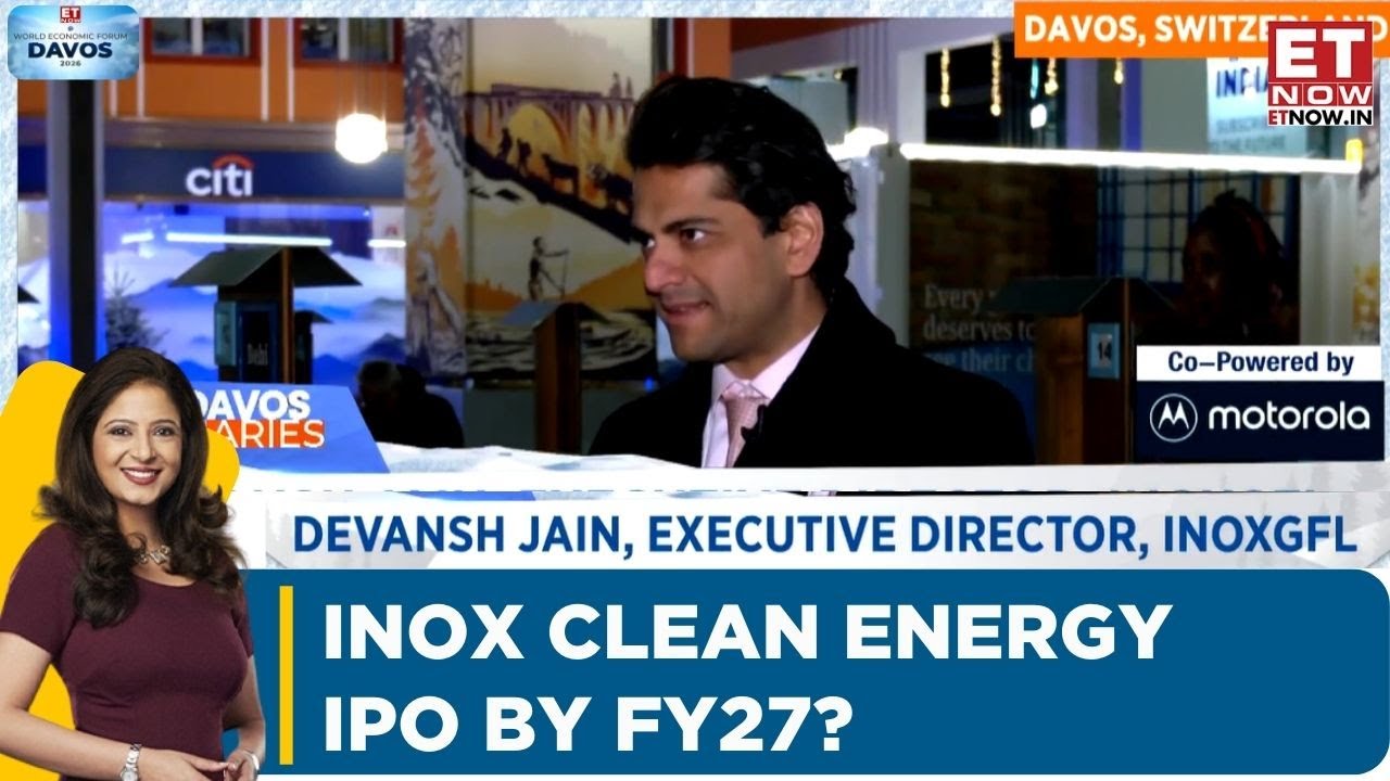 Davos 2026 | Inox Clean Energy is considering an IPO by FY27 |Devansh Jain |Ayesha Faridi | Business