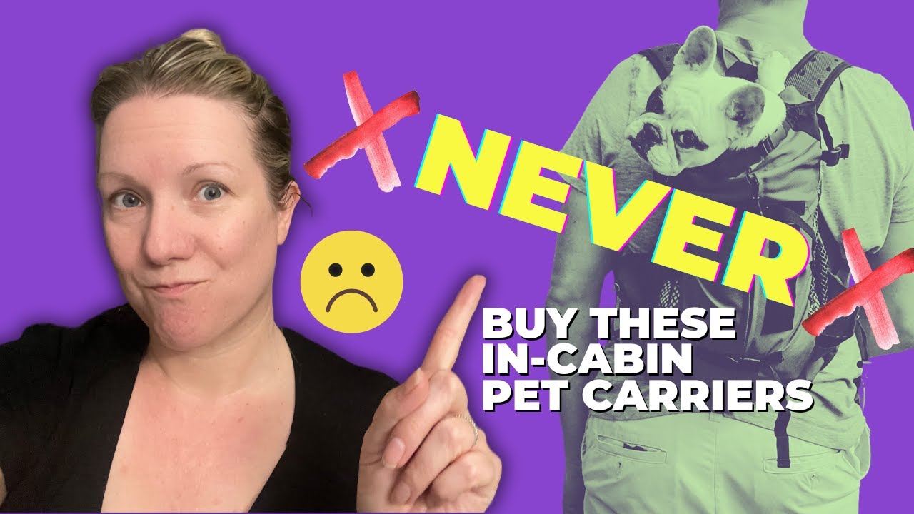 NEVER buy these in-cabin pet carriers ❌😫✈️