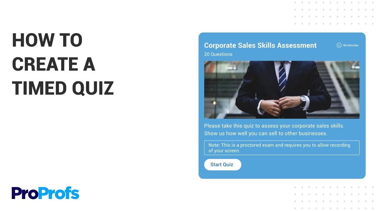 How to Create a Timed Quiz