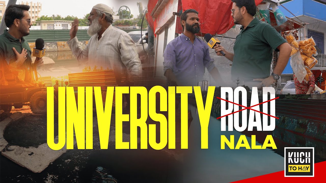 No University, Only Nala | The Broken Truth of Karachi’s University Road