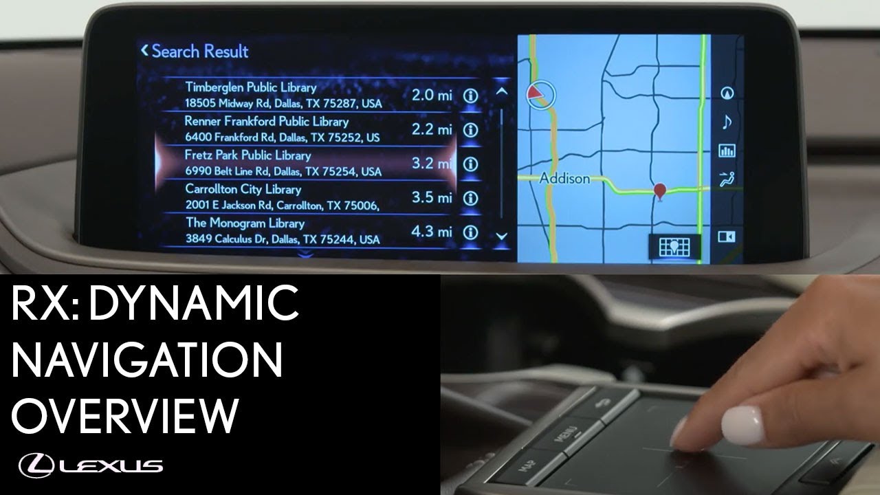 Lexus How-To: RX 350 Dynamic Navigation Overview | Lexus