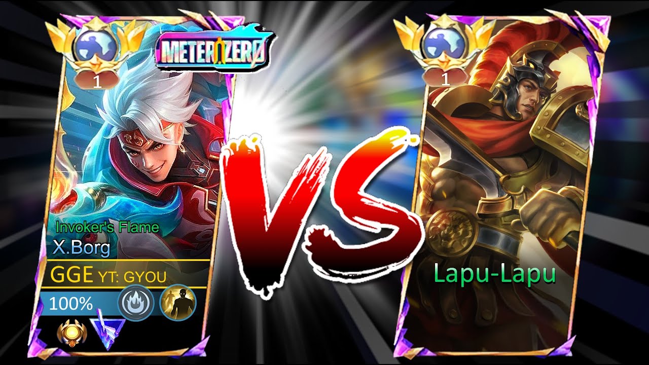 METRO ZERO Xborg Vs Pro Lapu Lapu | EXP Lane | Mobile Legends
