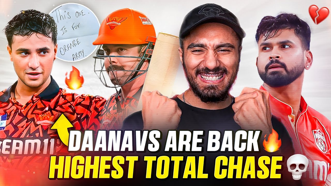 Abhishek Sharma 141 🤯 Note Celebration! | Shreyas Iyer 82 💔 | SRH vs PBKS 2025