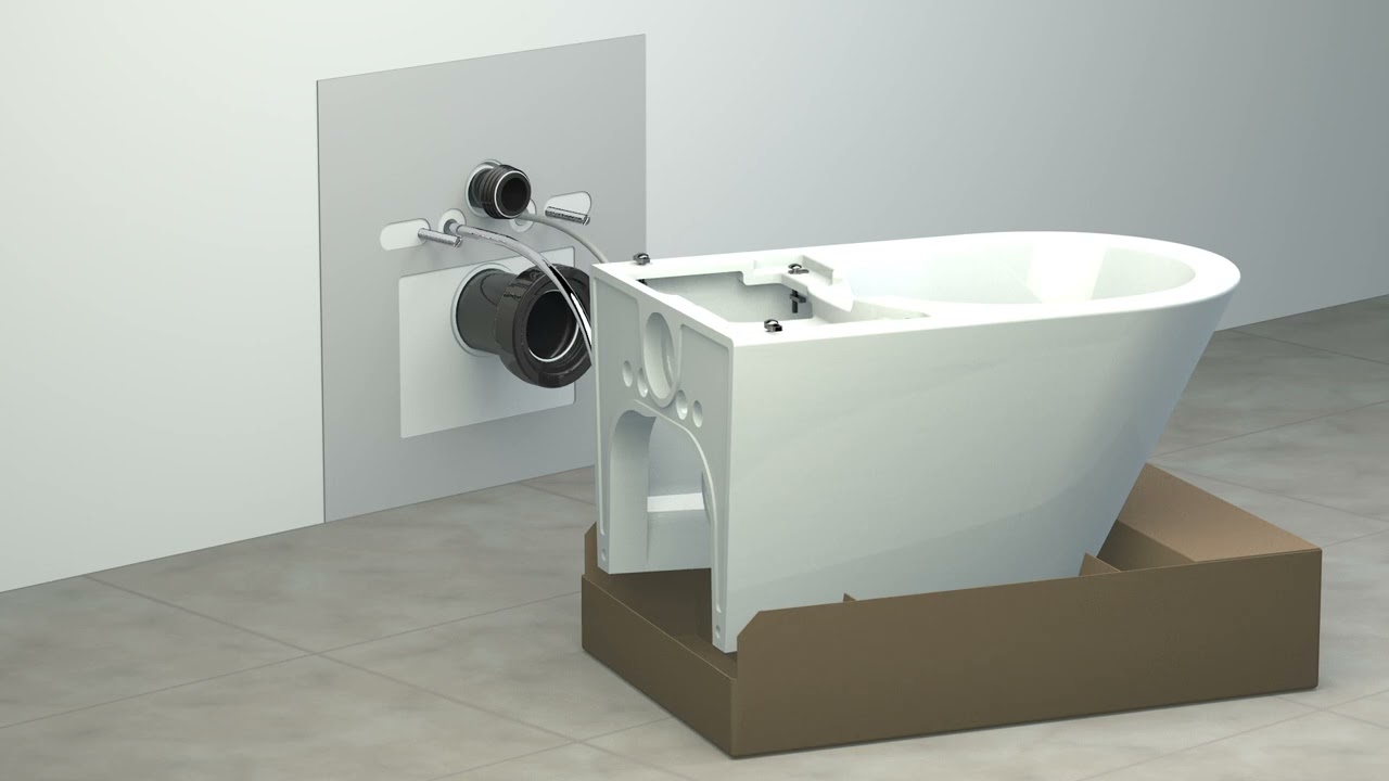 Axent One douche wc montageinstructie