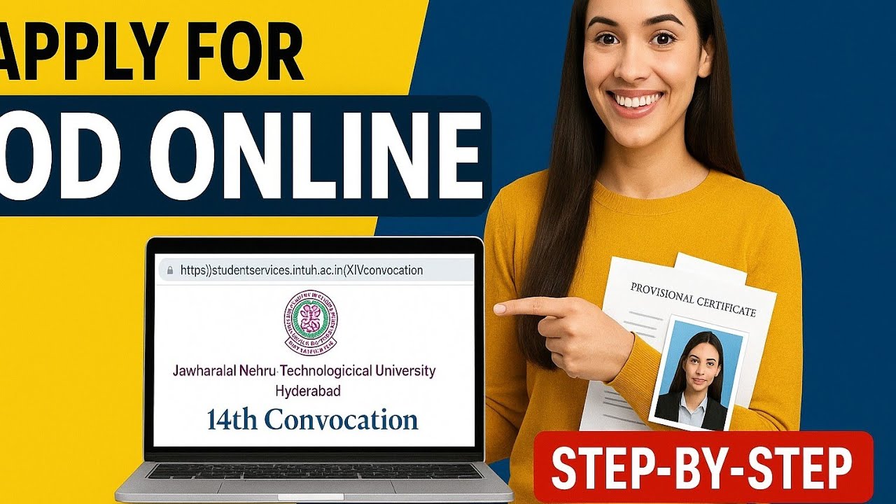 How to apply JNTUH Original Degree (OD) Application 2025 Complete Step-by-Step Full Online Process