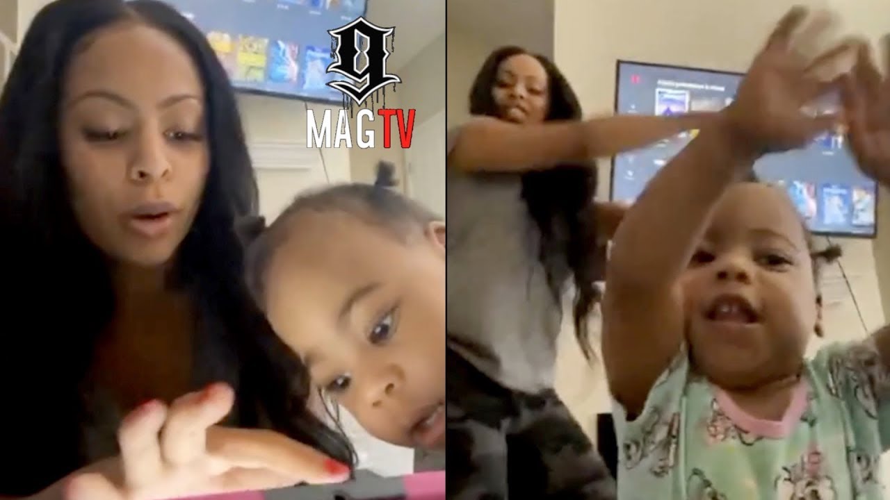 Alexis Skyy Teaches Daughter Alaiya "TikTok" Dances!