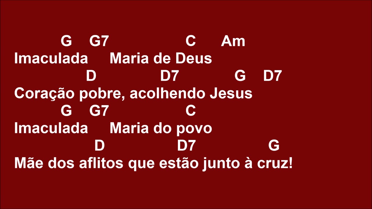 [MARIA] IMACULADA MARIA DE DEUS