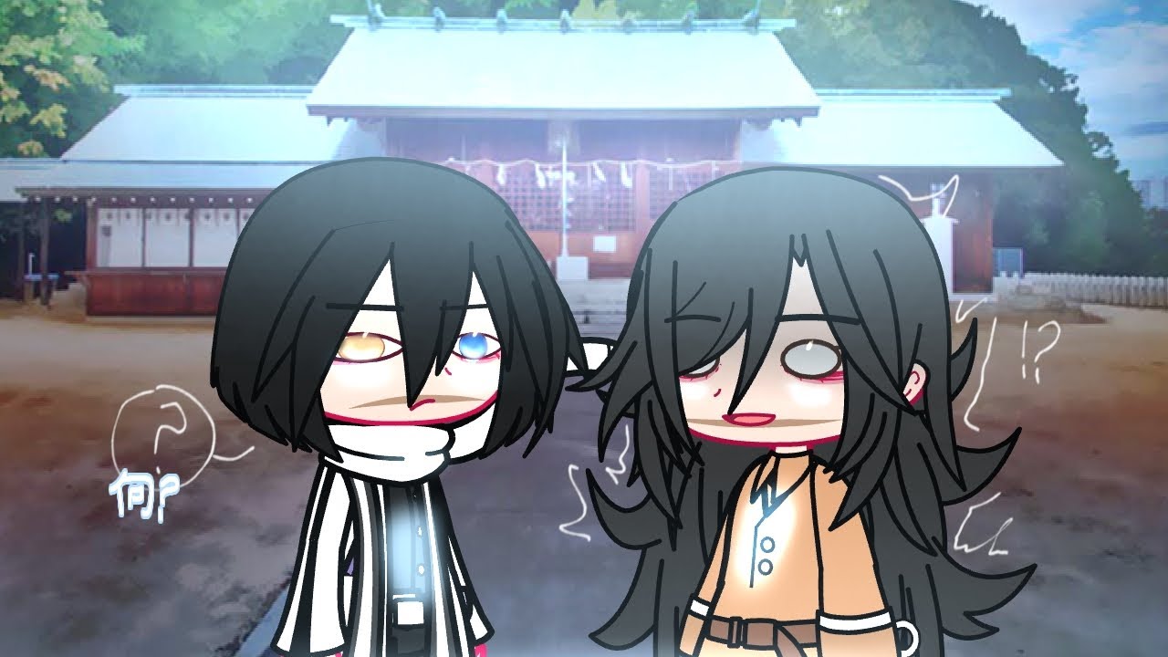 Obanai meets Kuchisake-onna / kny gacha / not my idea /