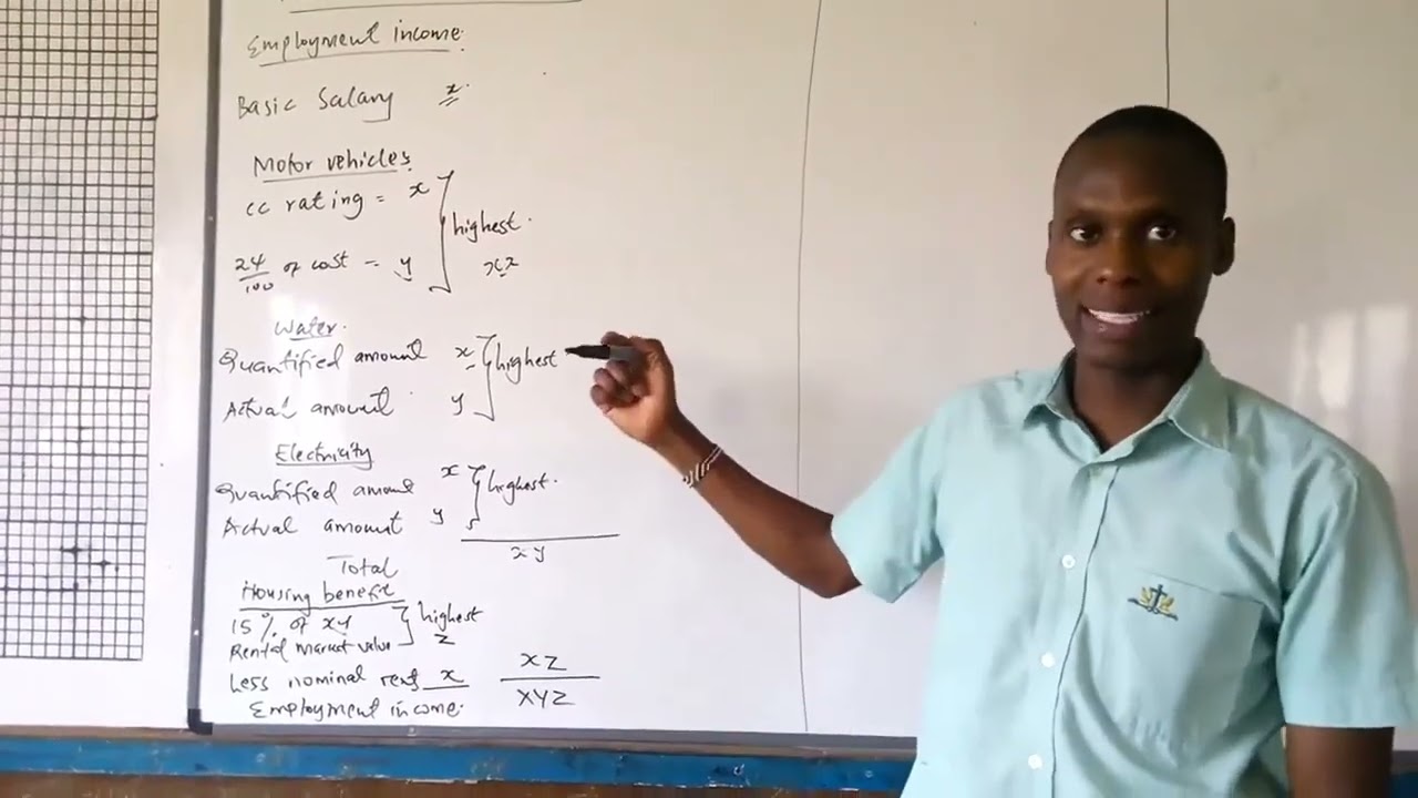 Public Finance Taxation (CPA) Computation Of Taxable Individual Employment Income KASNEB lesson 1
