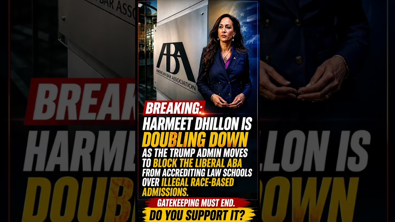 Trump vs. ABA: Harmeet Dhillon Takes a Stand on Law School Admissions 🇺🇸🔥 #usa #Shorts