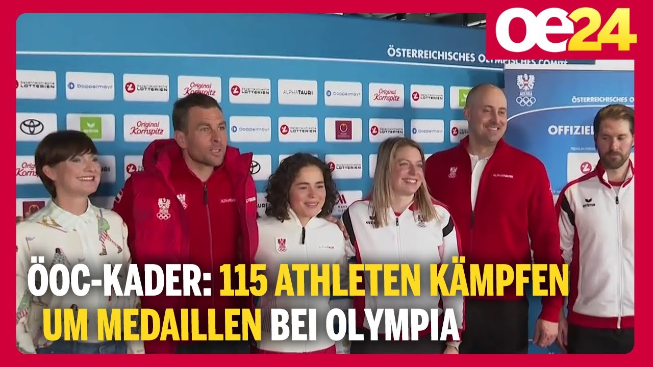 ÖOC-Kader: 115 Athleten kämpfen um Medaillen bei Olympia