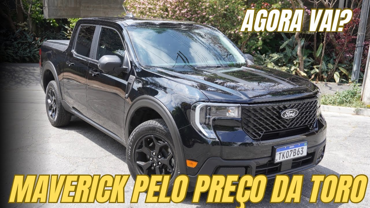 Ford Maverick Lariat Black custa o mesmo que uma Fiat Toro!