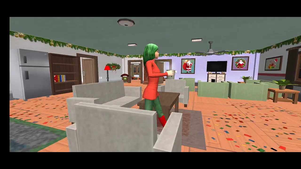Santa school Escape Simulator|| New horror game video 
