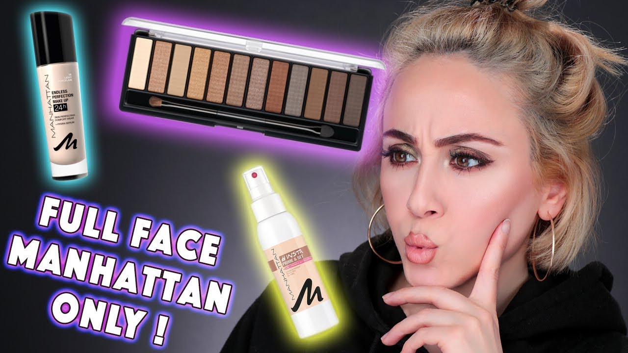 FULL FACE USING ONLY MANHATTAN PRODUCTS | Hatice Schmidt