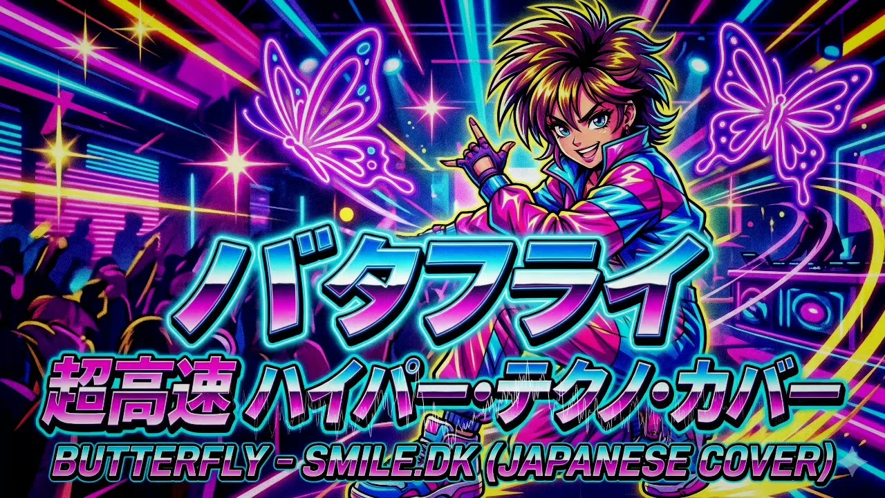 Butterfly - Smile.dk (Japanese cover) - Epic Anime Style [AI Cover]